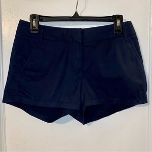 J. Crew Navy Blue Chino Shorts